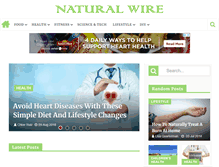Tablet Screenshot of naturalwire.com
